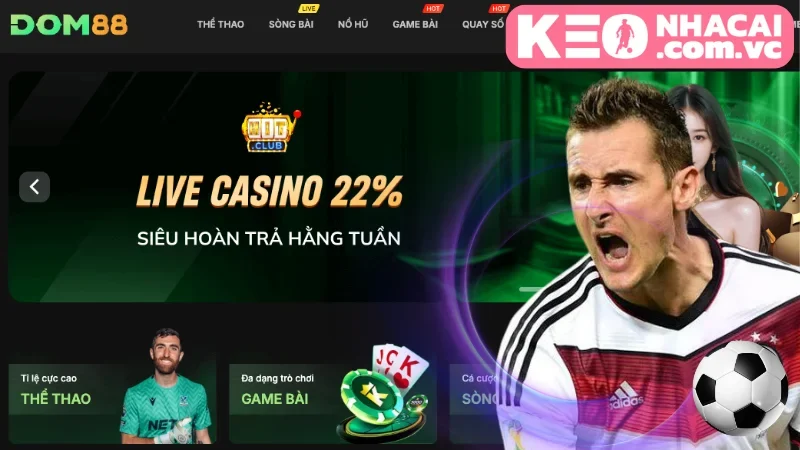 DOM88 - Trang Cá Cược Bóng Đá: Đặt Cược, Thắng Lớn!
